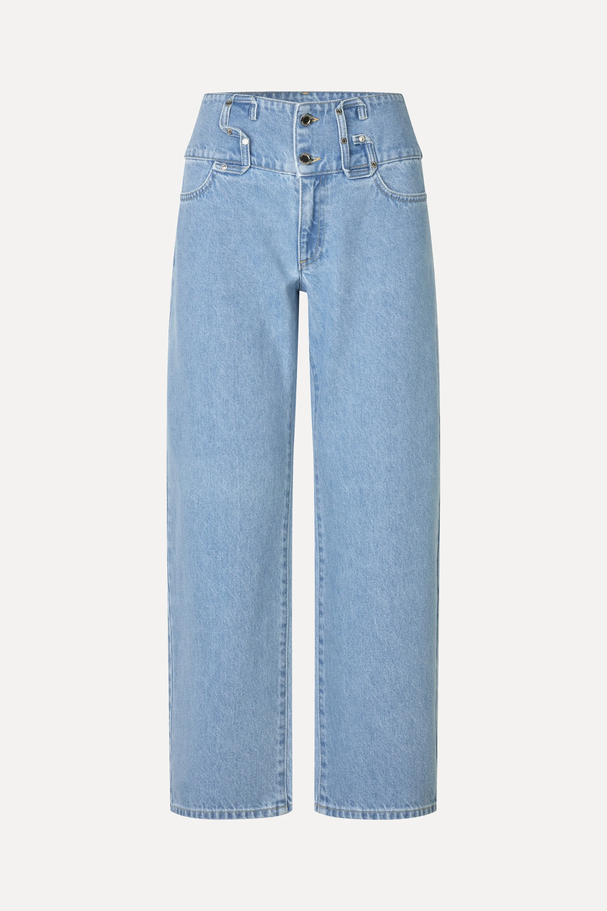 SG Belt Loop Ankle Pants - Denim Blue sold by STINE GOYA product image thumbnail 3