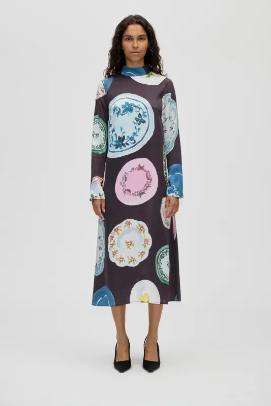 Long Sleeve Midi Dress - The Platera made by STINE GOYA