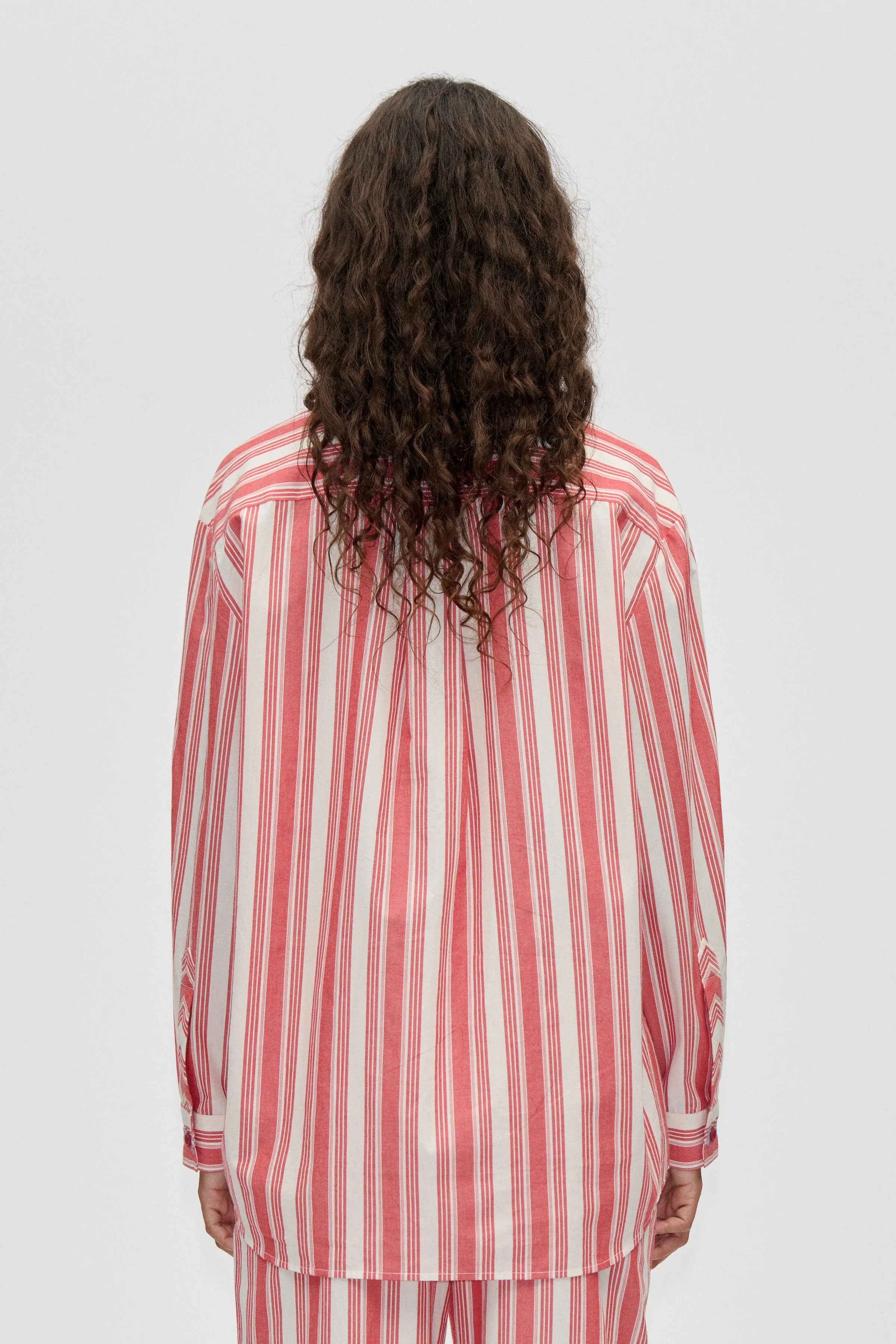 Loose Long Sleeve Shirt - Scarlet Trot sold by STINE GOYA product image thumbnail 2