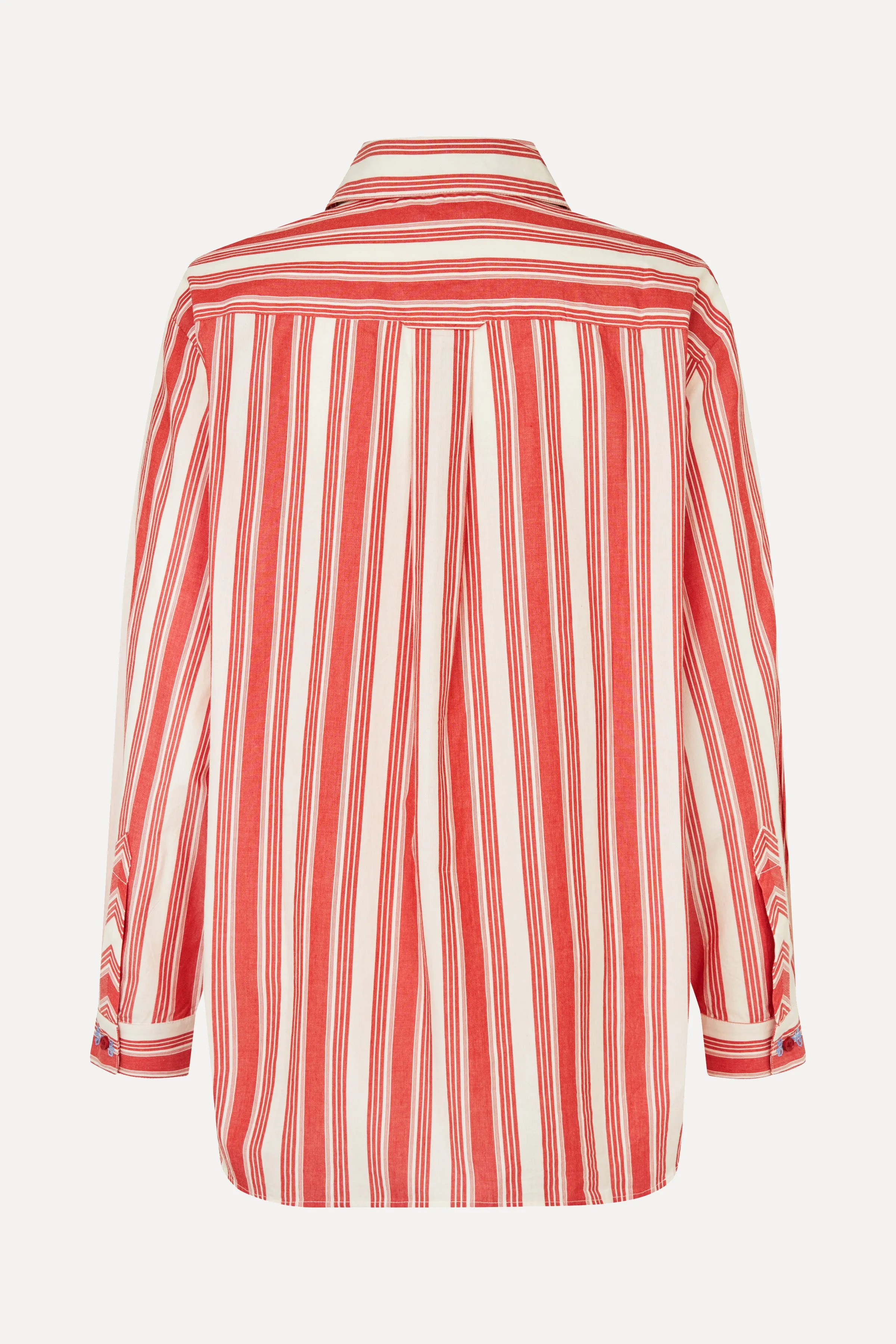 Loose Long Sleeve Shirt - Scarlet Trot sold by STINE GOYA product image thumbnail 4