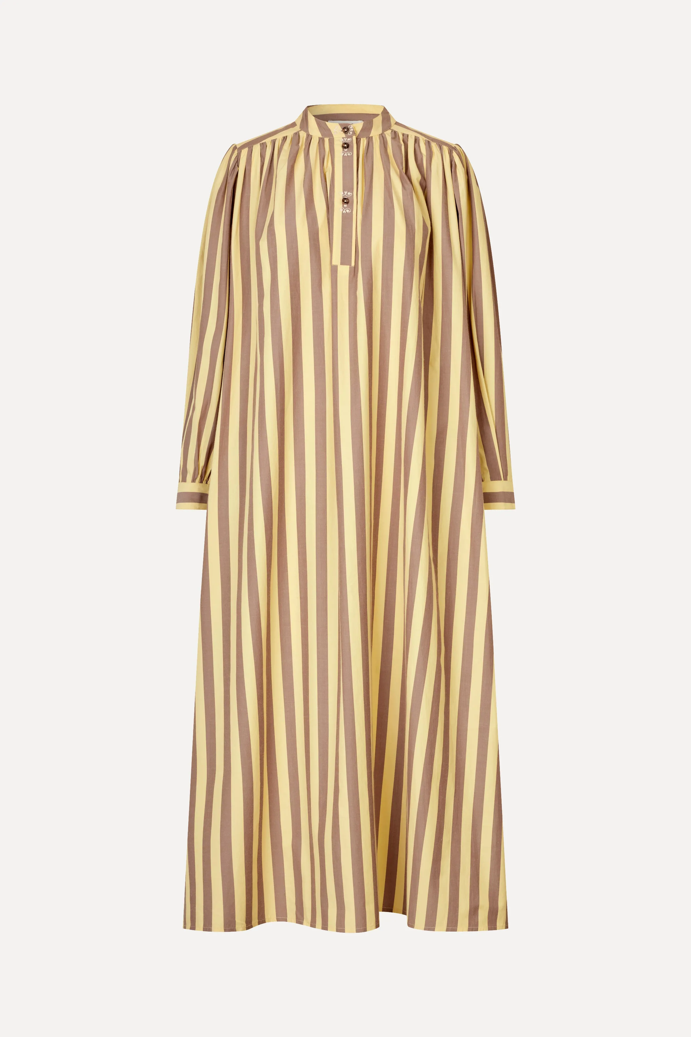 Gathered Shirt Gown - Equestrian Sun sold by STINE GOYA product image thumbnail 3