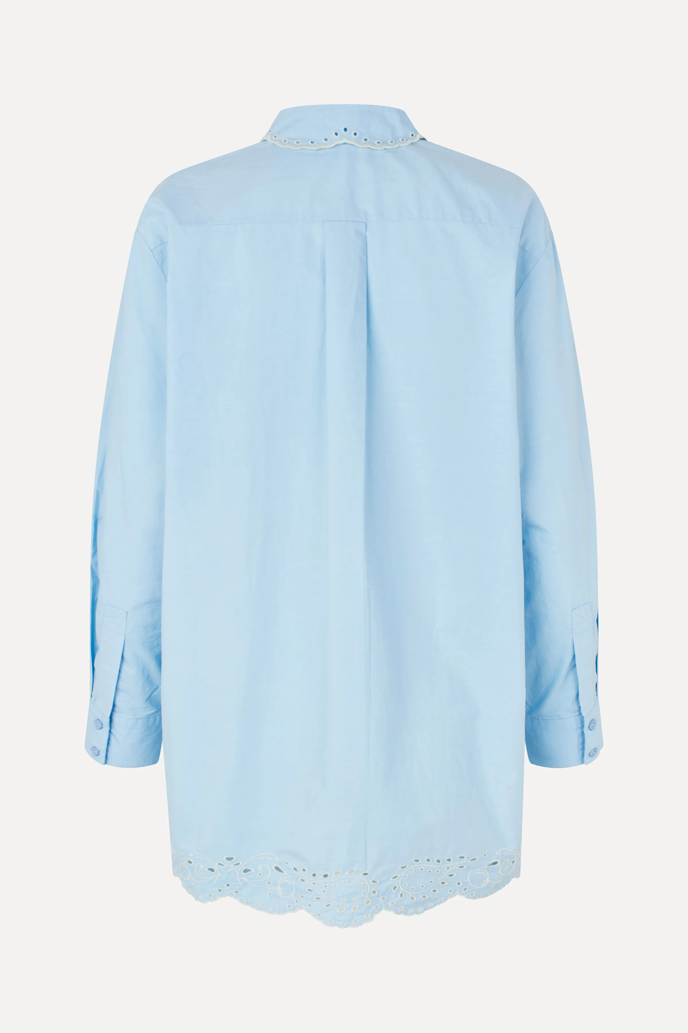 Long Sleeve Oversized Shirt - Teapot Blue sold by STINE GOYA product image thumbnail 4