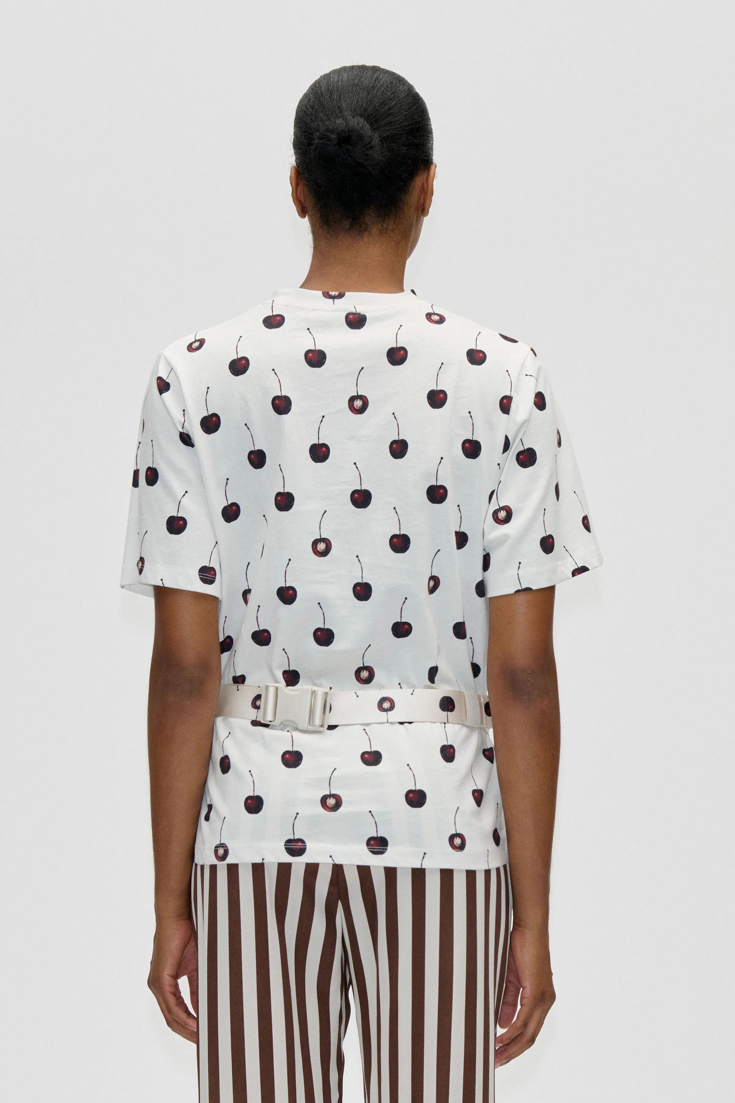 Short Sleeve T-Shirt - Cherry sold by STINE GOYA product image thumbnail 2