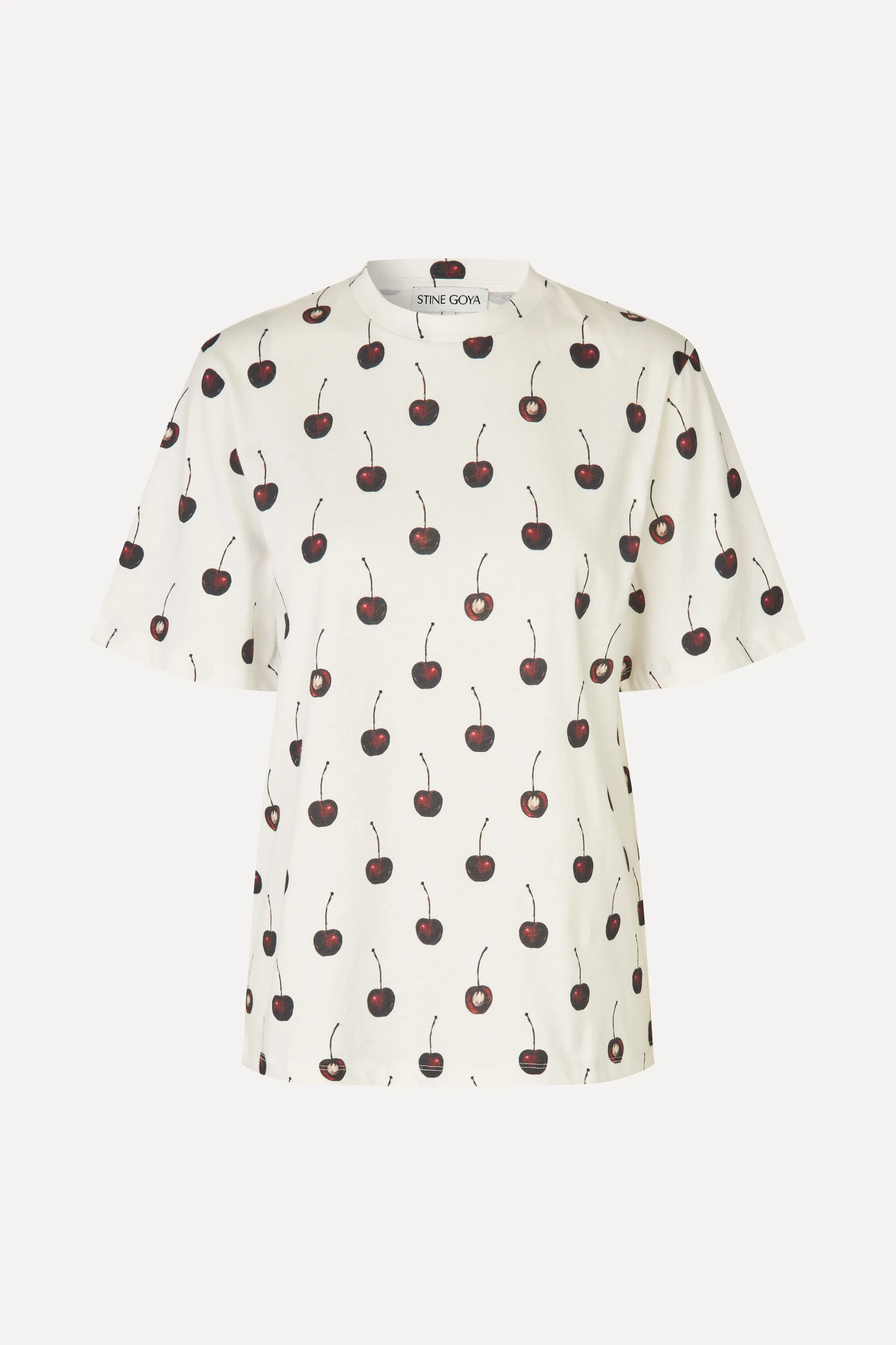 Short Sleeve T-Shirt - Cherry sold by STINE GOYA product image thumbnail 3