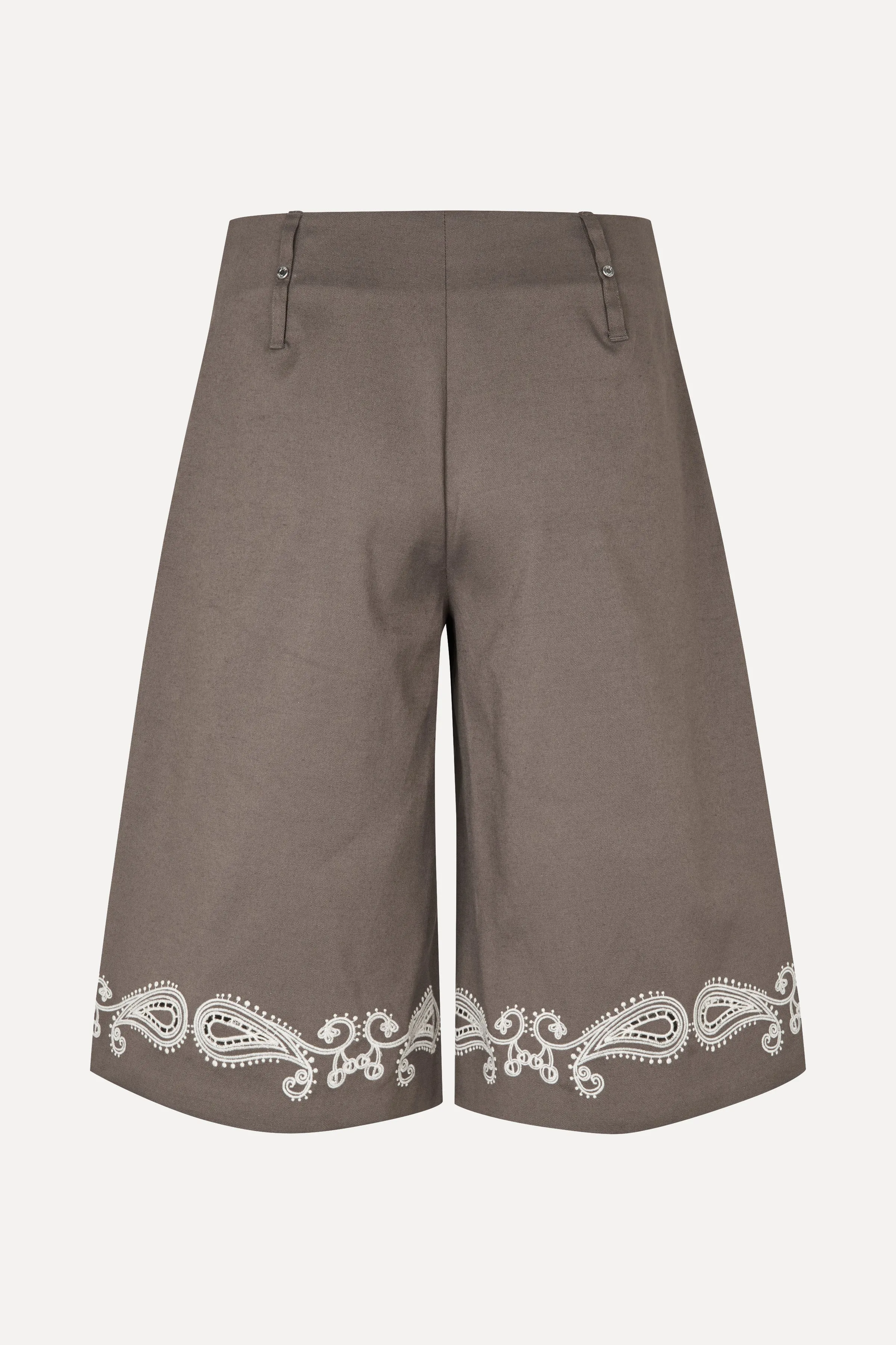 Pleated Eyelet Bermuda - Cherries On A Paisley sold by STINE GOYA product image thumbnail 4