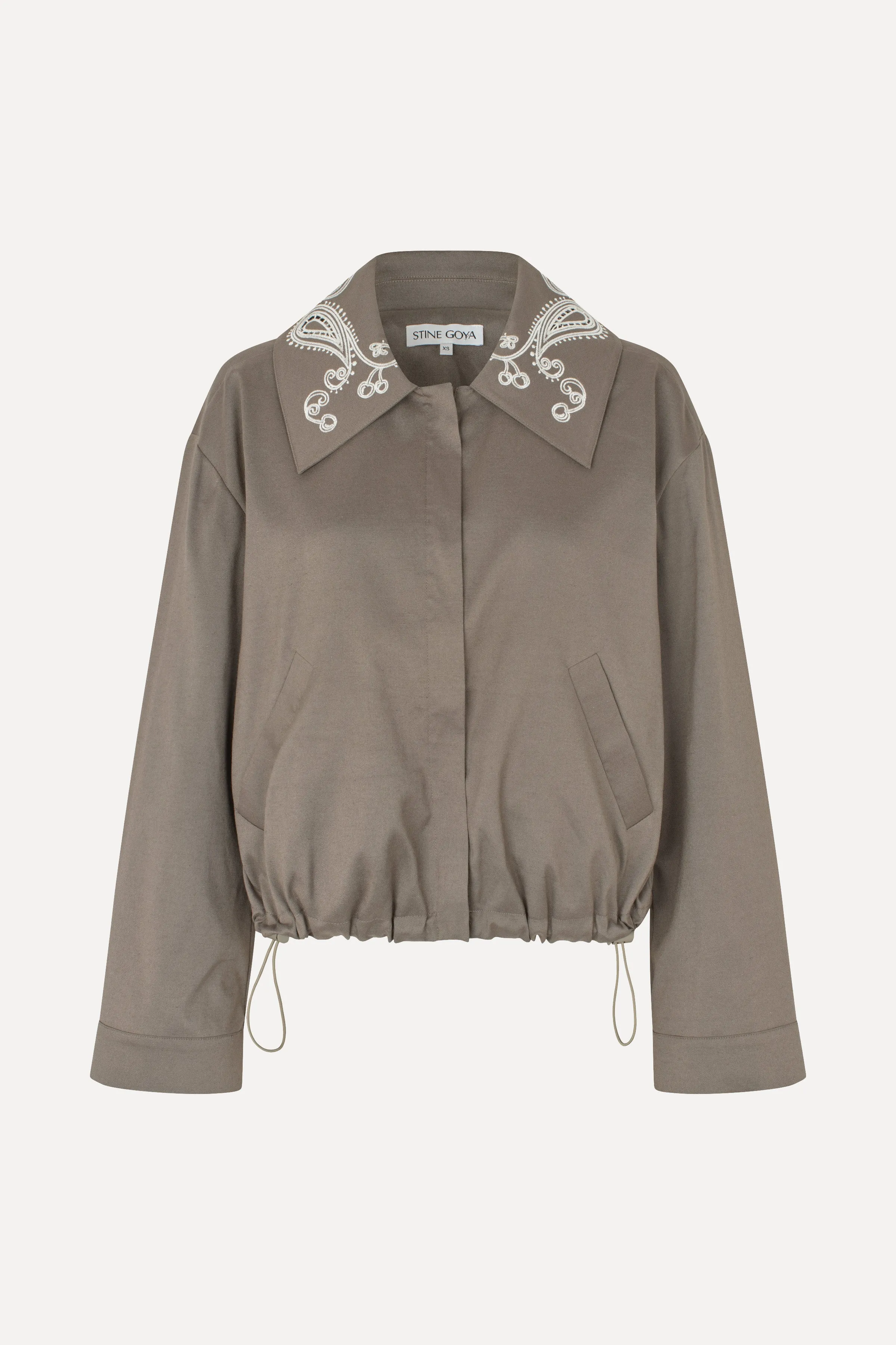 Blouson Eyelet Bomber - Cherries On A Paisley sold by STINE GOYA product image thumbnail 3