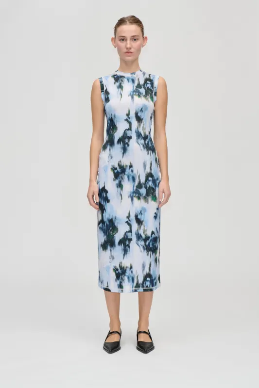 Elastic Tank Crewneck Dress - Afterbloom made by STINE GOYA