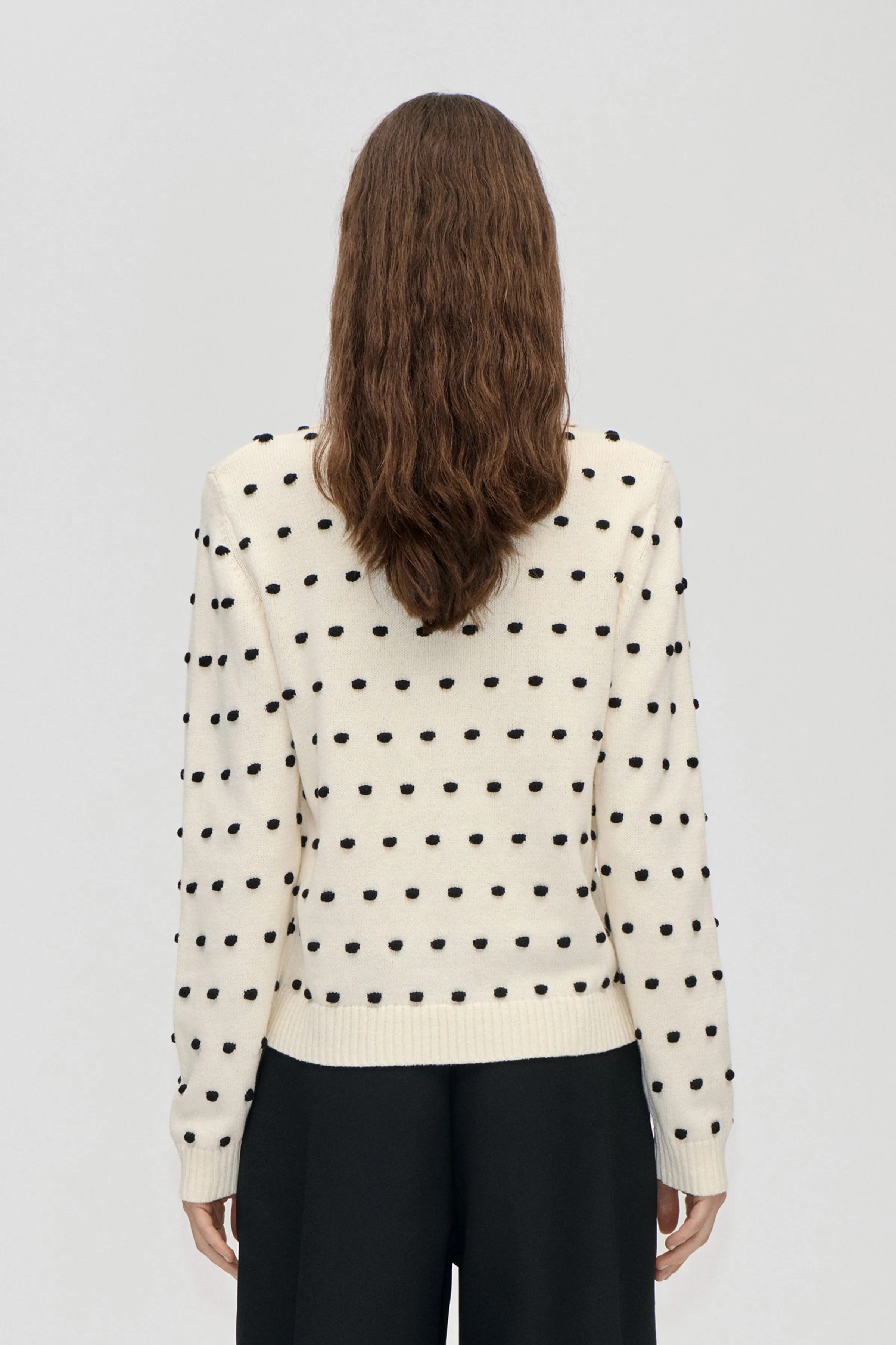 Bobble Polo Collar Sweater - Sunlight Bobbles sold by STINE GOYA product image thumbnail 2