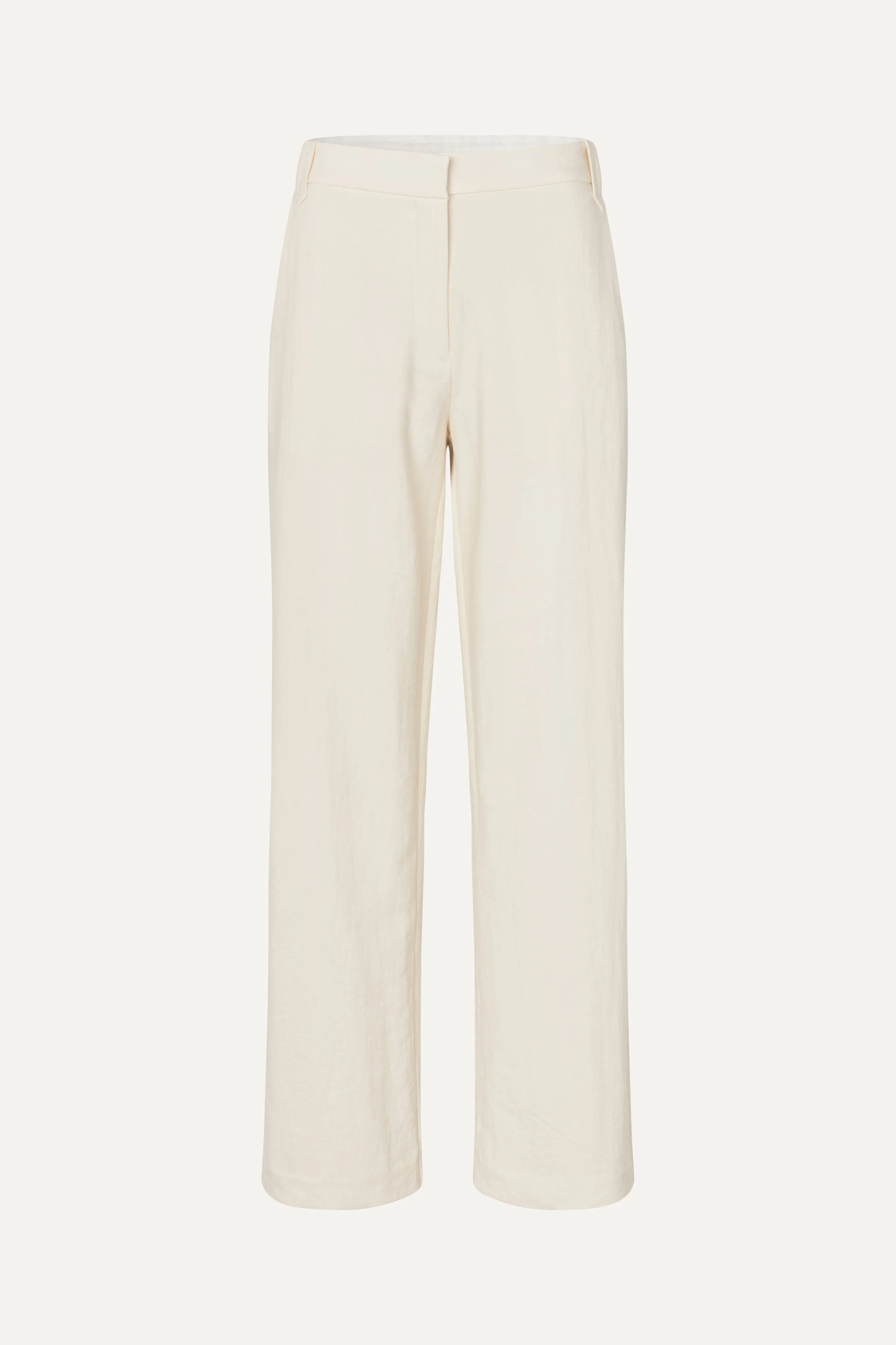 Elastic Detail Tailoring Pants - Eggnog sold by STINE GOYA product image thumbnail 3