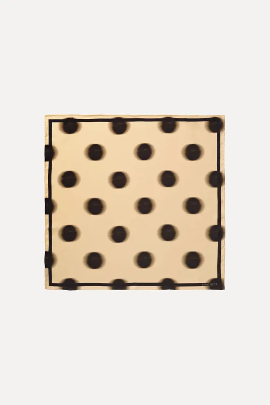 Small Scarf - Dots in Motion made by STINE GOYA