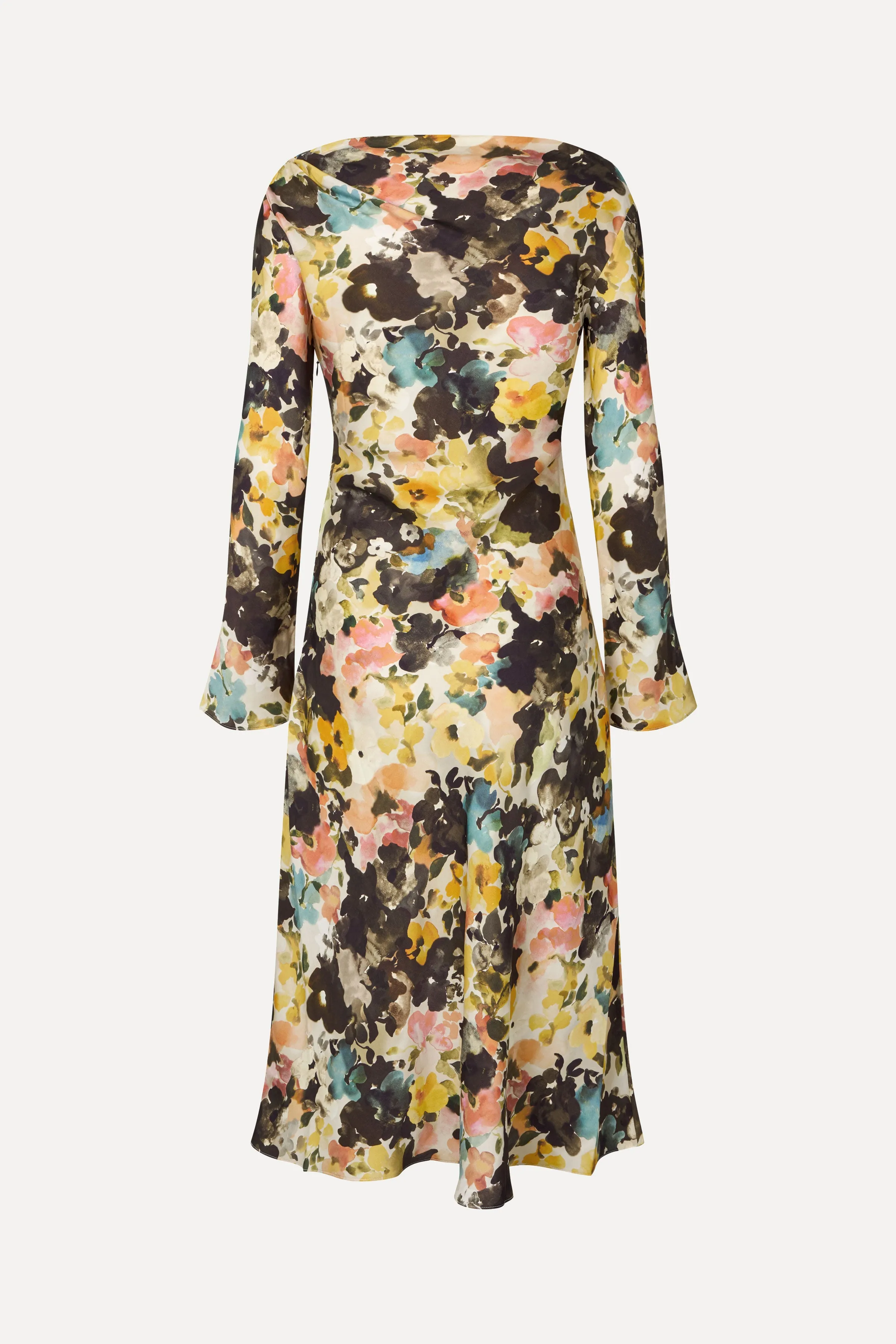 Long Flared Sleeve Dress - The Sentimental Bloom sold by STINE GOYA product image thumbnail 4