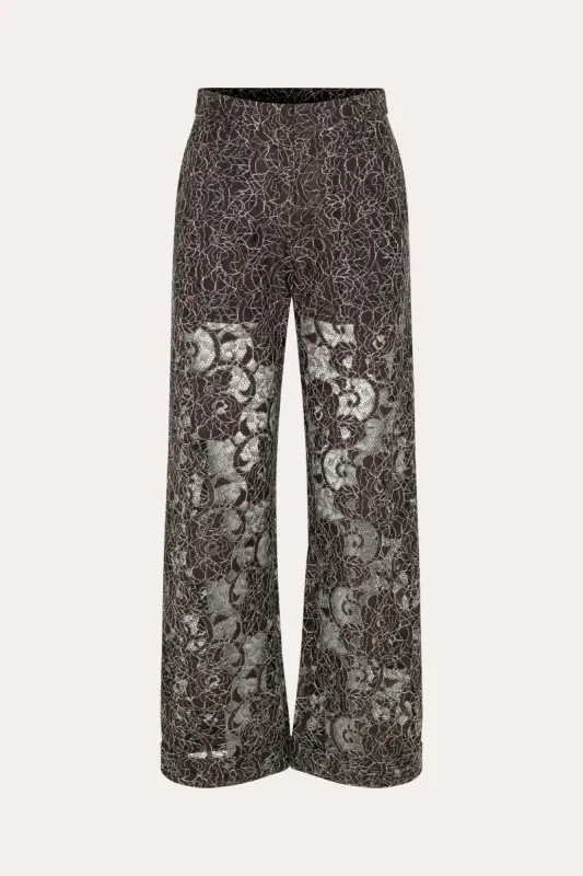 Alexia Pants - Brown sold by STINE GOYA