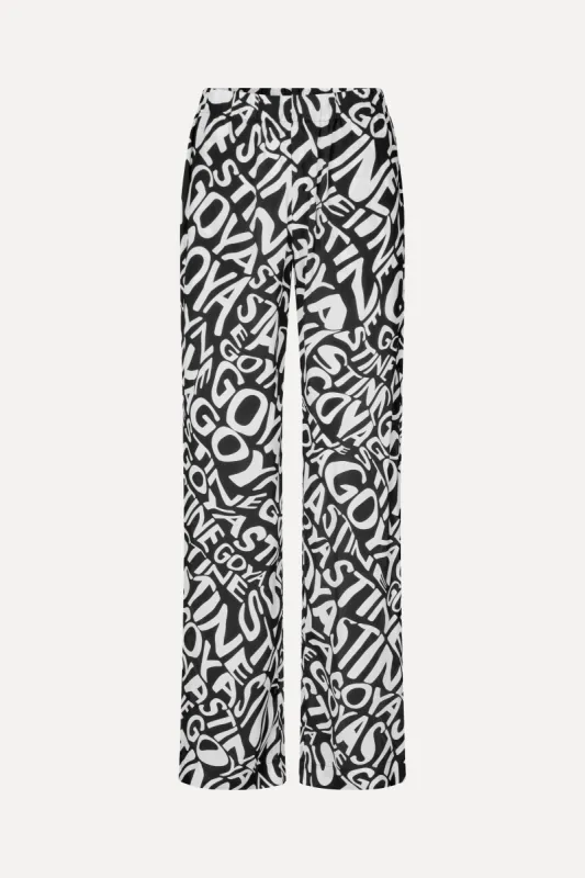 SGFatou Pants - Liquified Logo sold by STINE GOYA