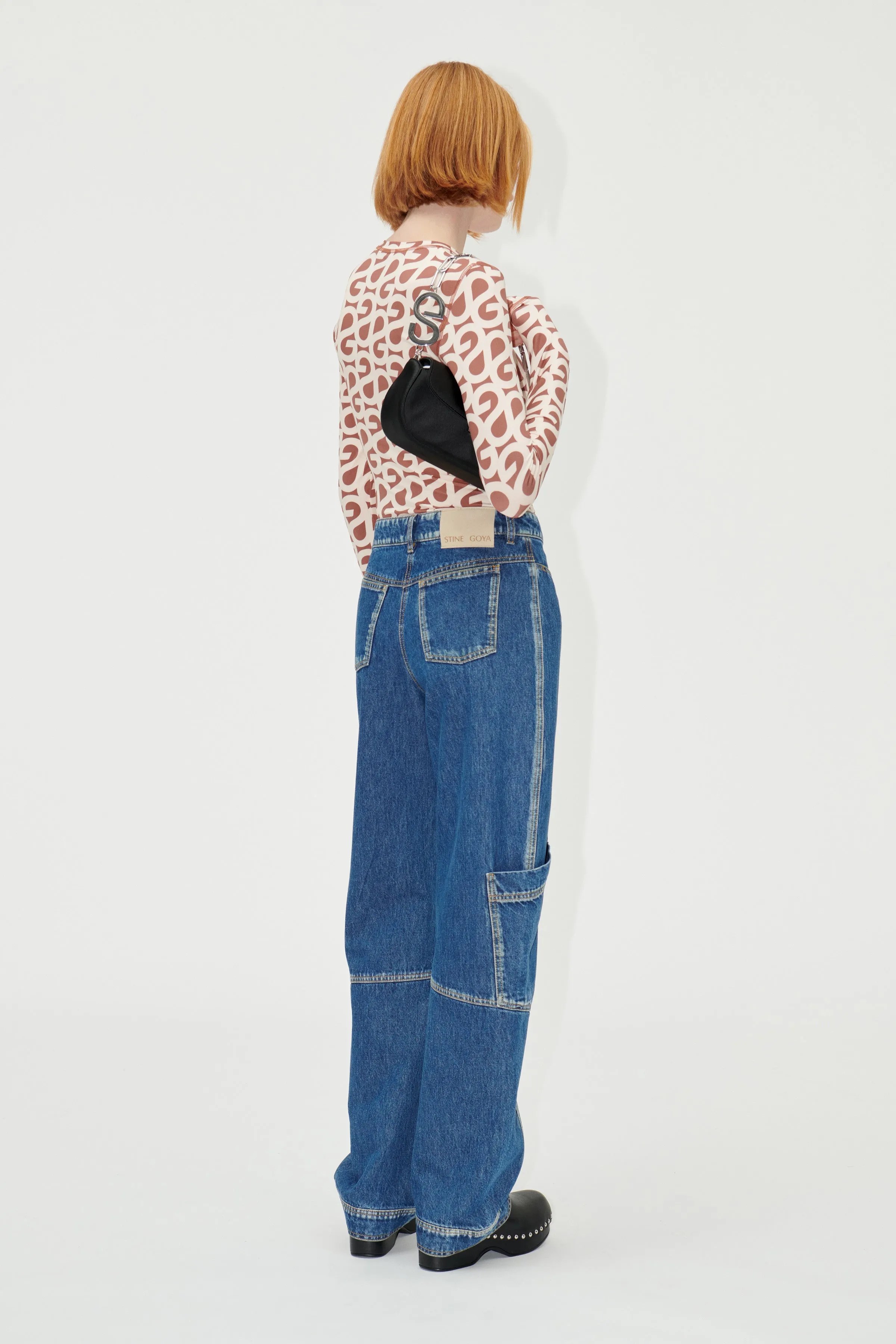 SGDion Denim Pants - Trompe L'oeil sold by STINE GOYA product image thumbnail 2