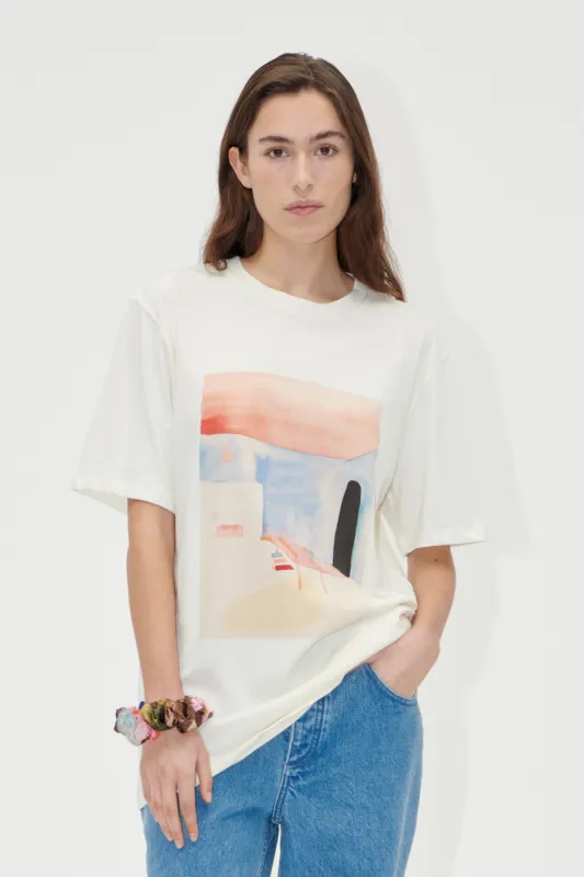 Short Sleeve T-shirt - Aquarelle Showroom made by STINE GOYA