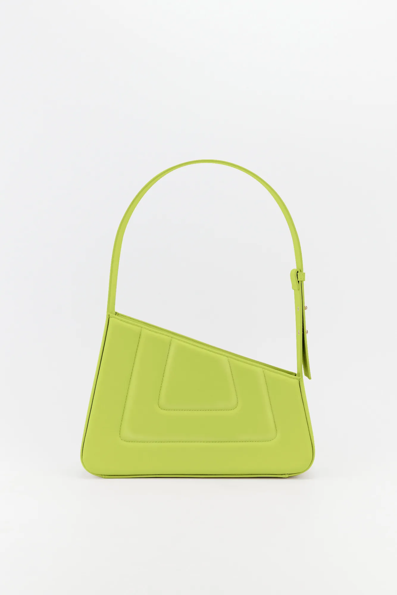 Anis asymmetric leather quilted bag sold by DESTREE product image thumbnail 2