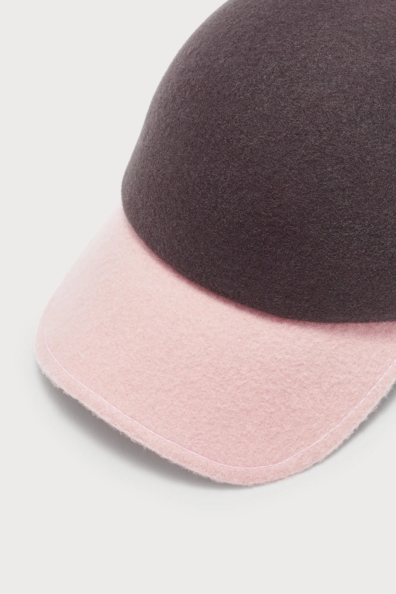 Taupe and nude wool cap sold by DESTREE product image thumbnail 3