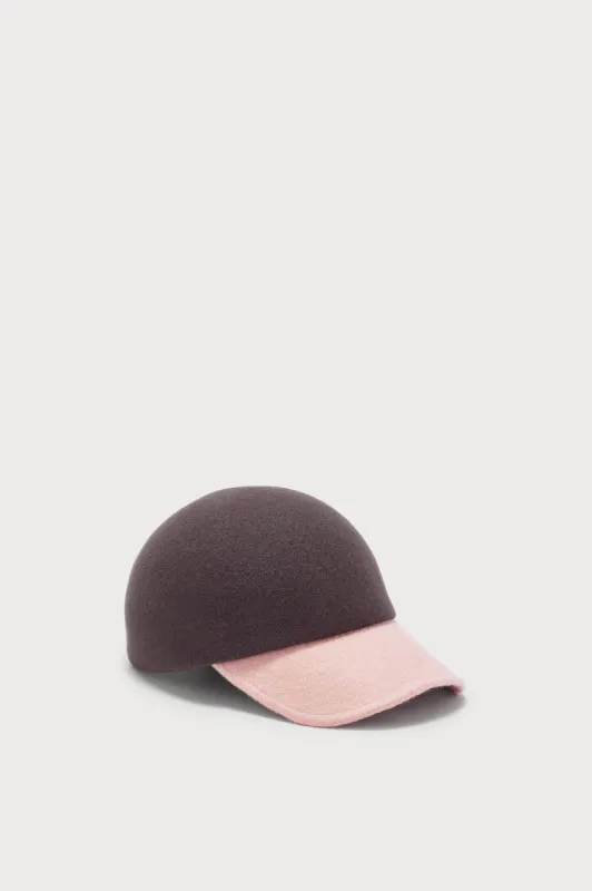 Taupe and Nude Wool Cap sold by DESTREE
