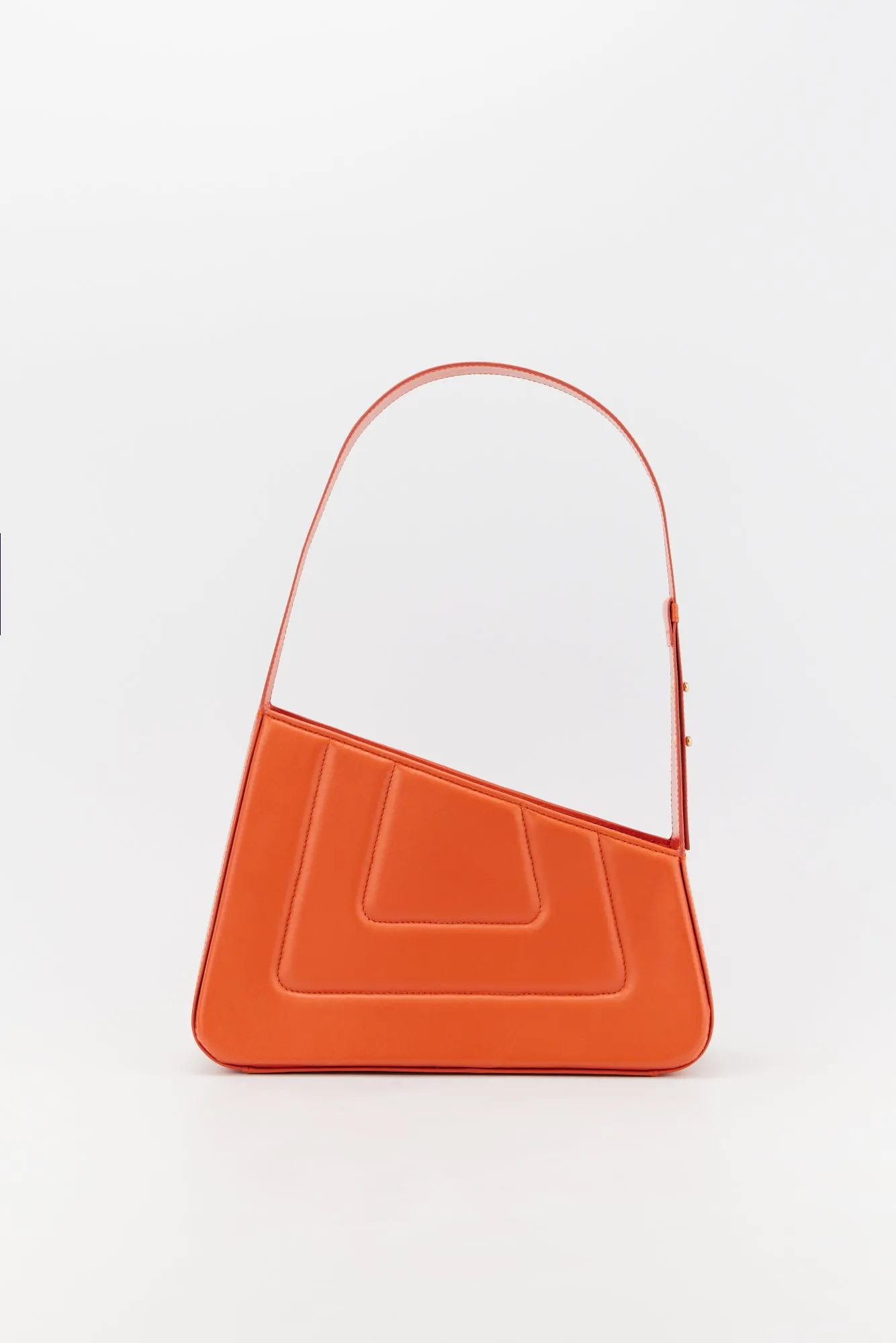 ORANGE Asymmetric Leather Quilted Bag sold by DESTREE product image thumbnail 3