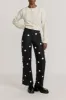 Off-white buttoned cropped cardigan sold by DESTREE