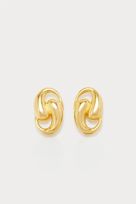 SONIA LARGE KNOT PIERCING GOLD sold by DESTREE