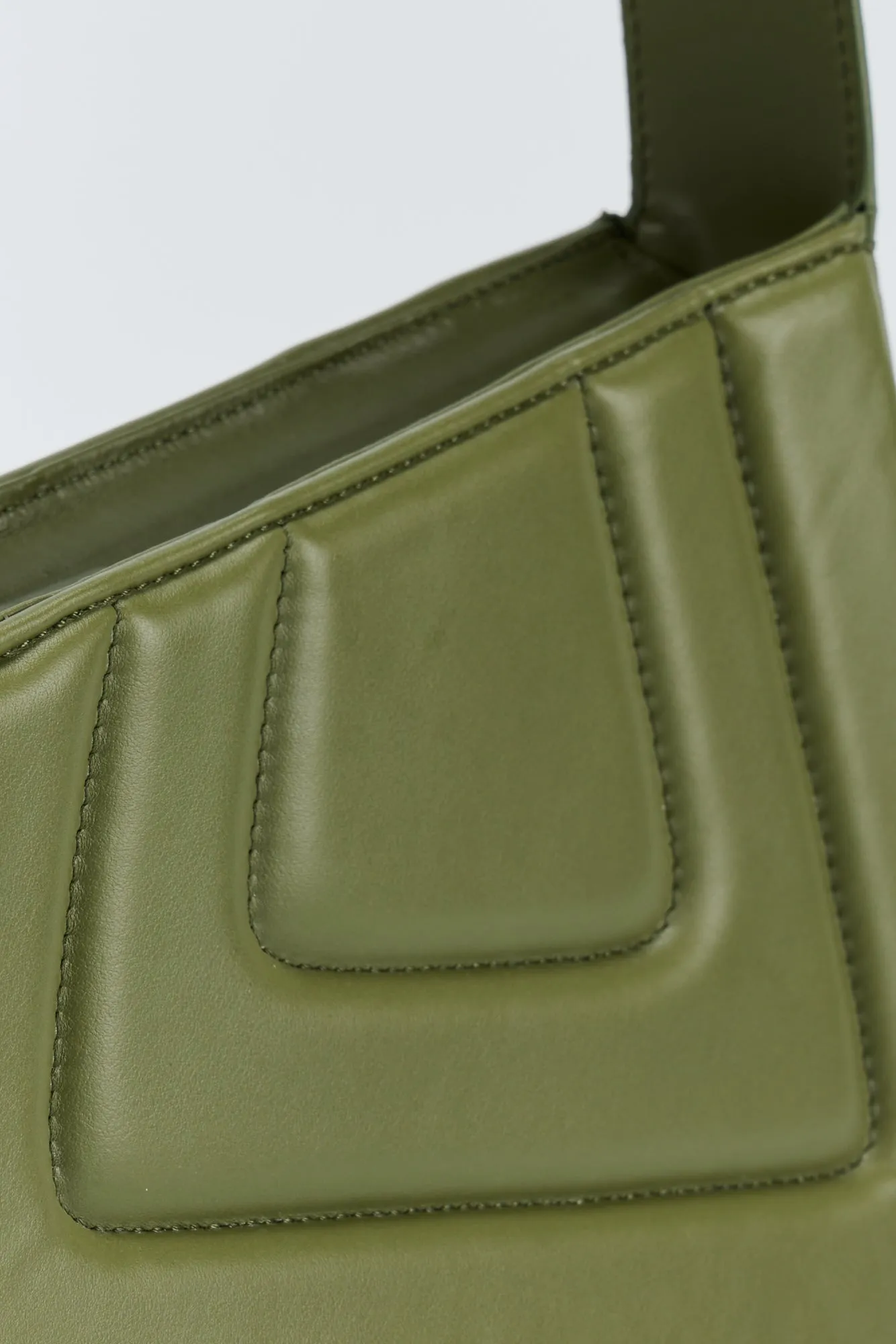 OLIVE Asymmetric Leather Quilted Mini Bag sold by DESTREE product image thumbnail 3