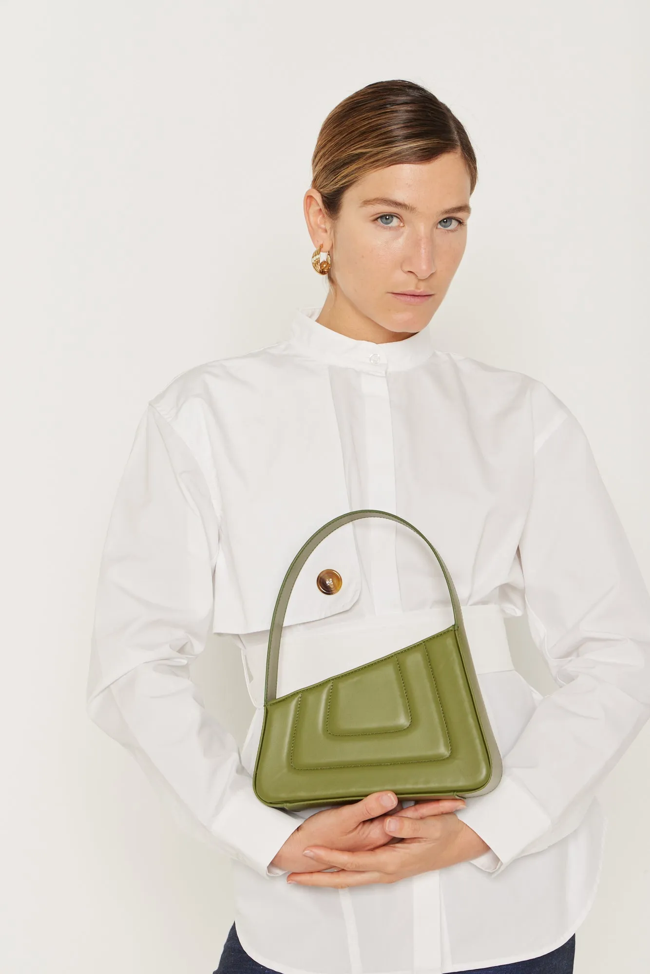 OLIVE Asymmetric Leather Quilted Mini Bag sold by DESTREE product image thumbnail 4