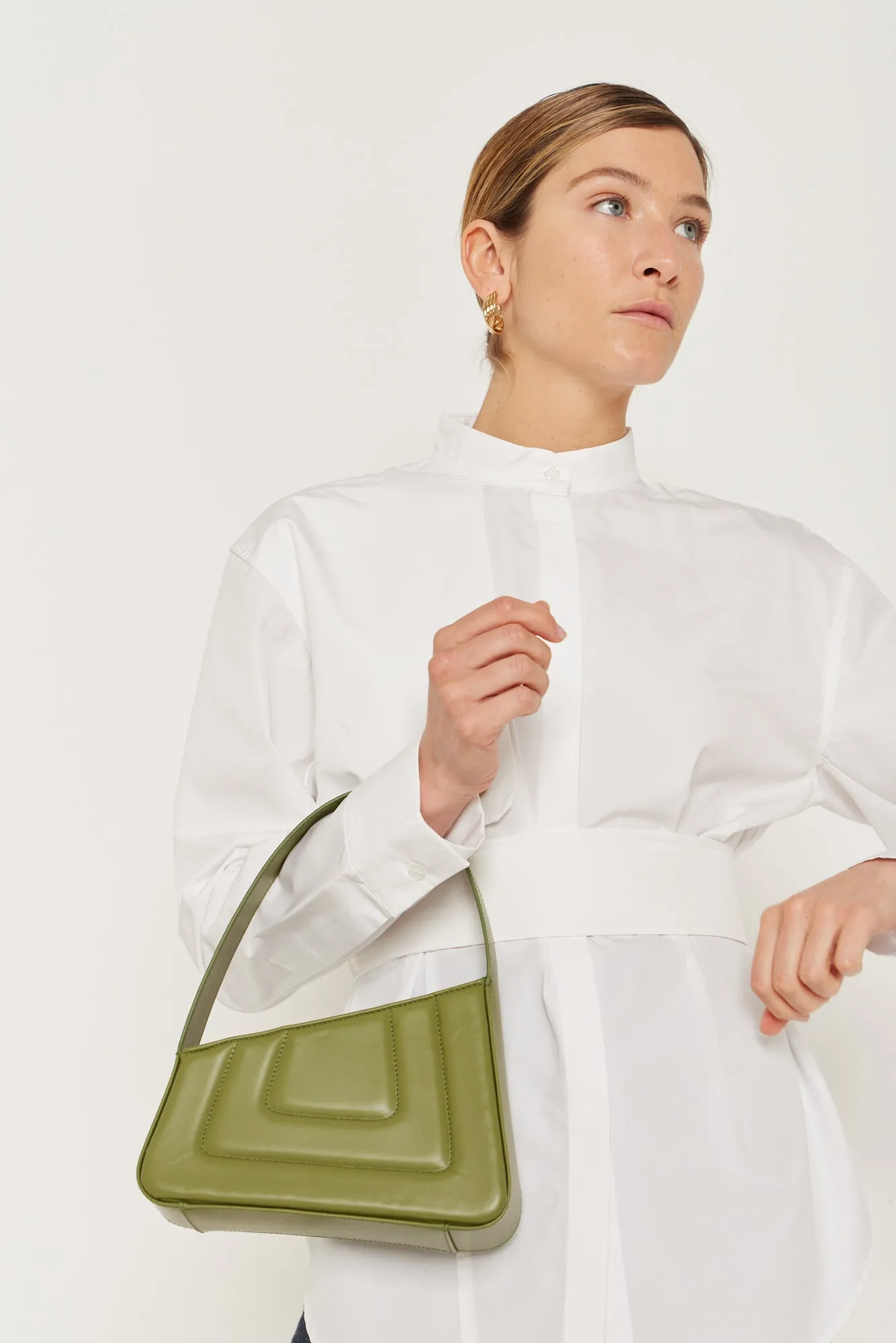 OLIVE Asymmetric Leather Quilted Mini Bag sold by DESTREE product image thumbnail 5