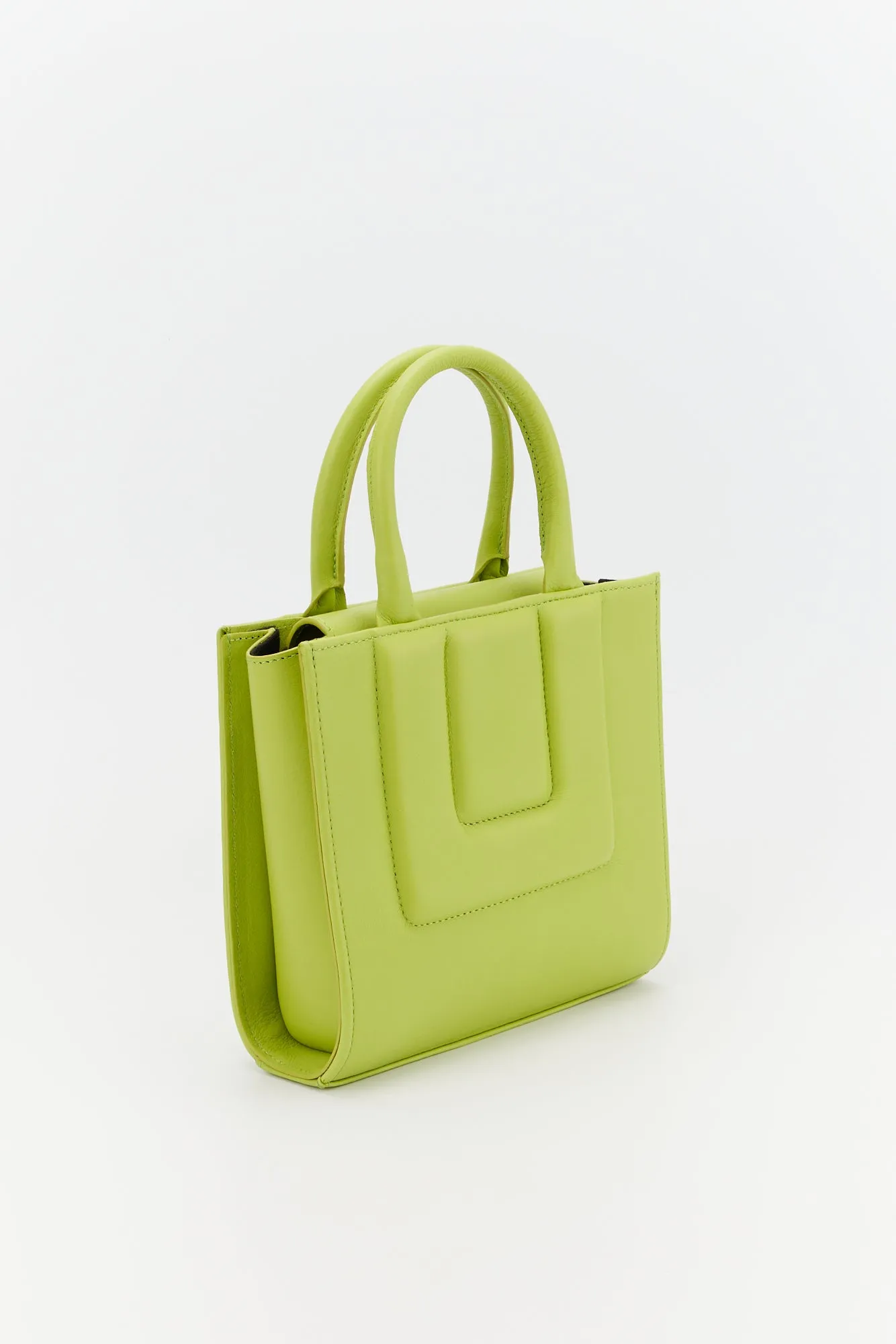 Anis leather structured mini tote sold by DESTREE product image thumbnail 2