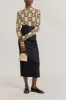 Monogram black & beige long sleeve shirt sold by DESTREE