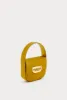 Antic gold satin handbag with golden latch sold by DESTREE