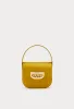 Antic gold satin handbag with golden latch sold by DESTREE