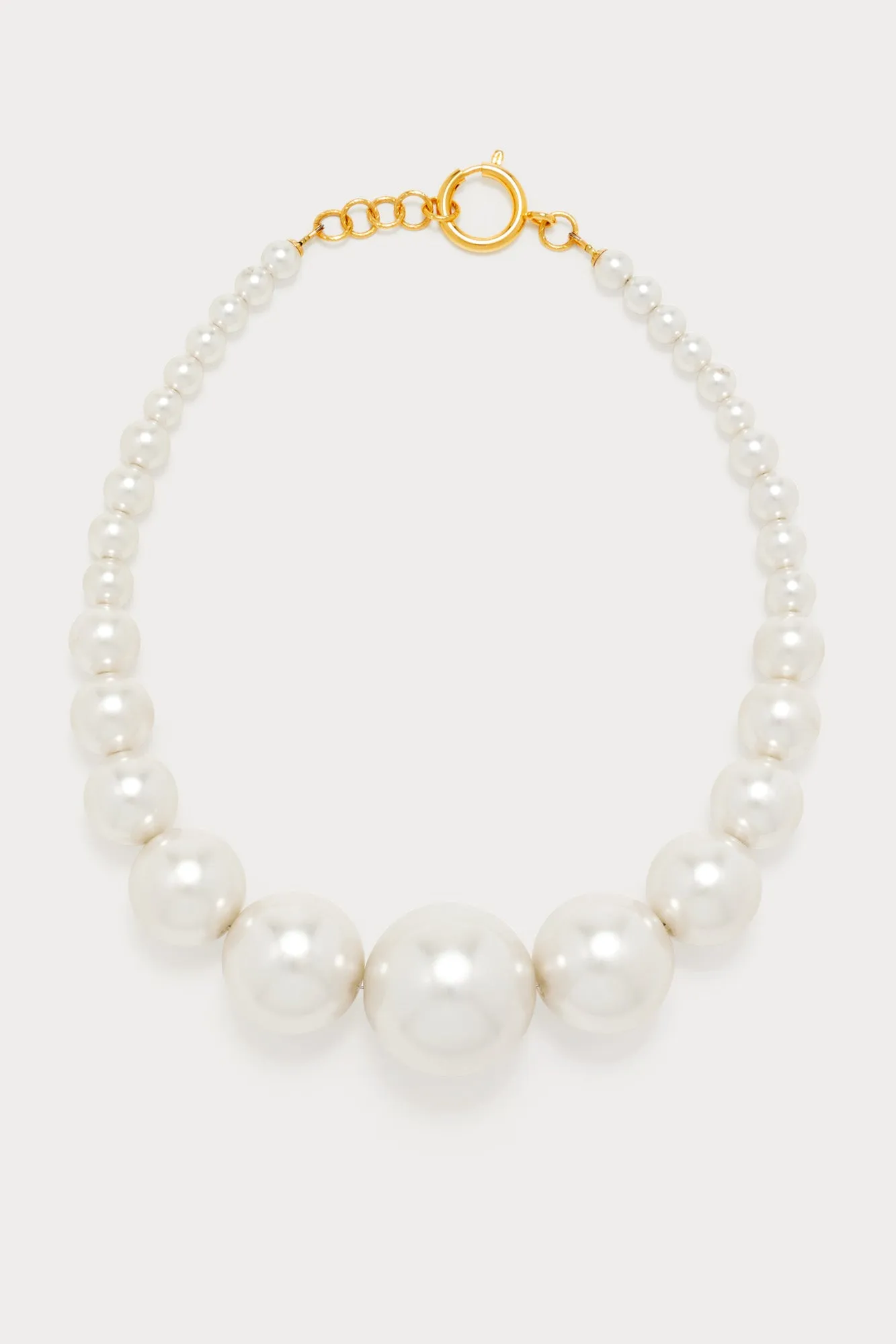 White pearl necklace sold by DESTREE