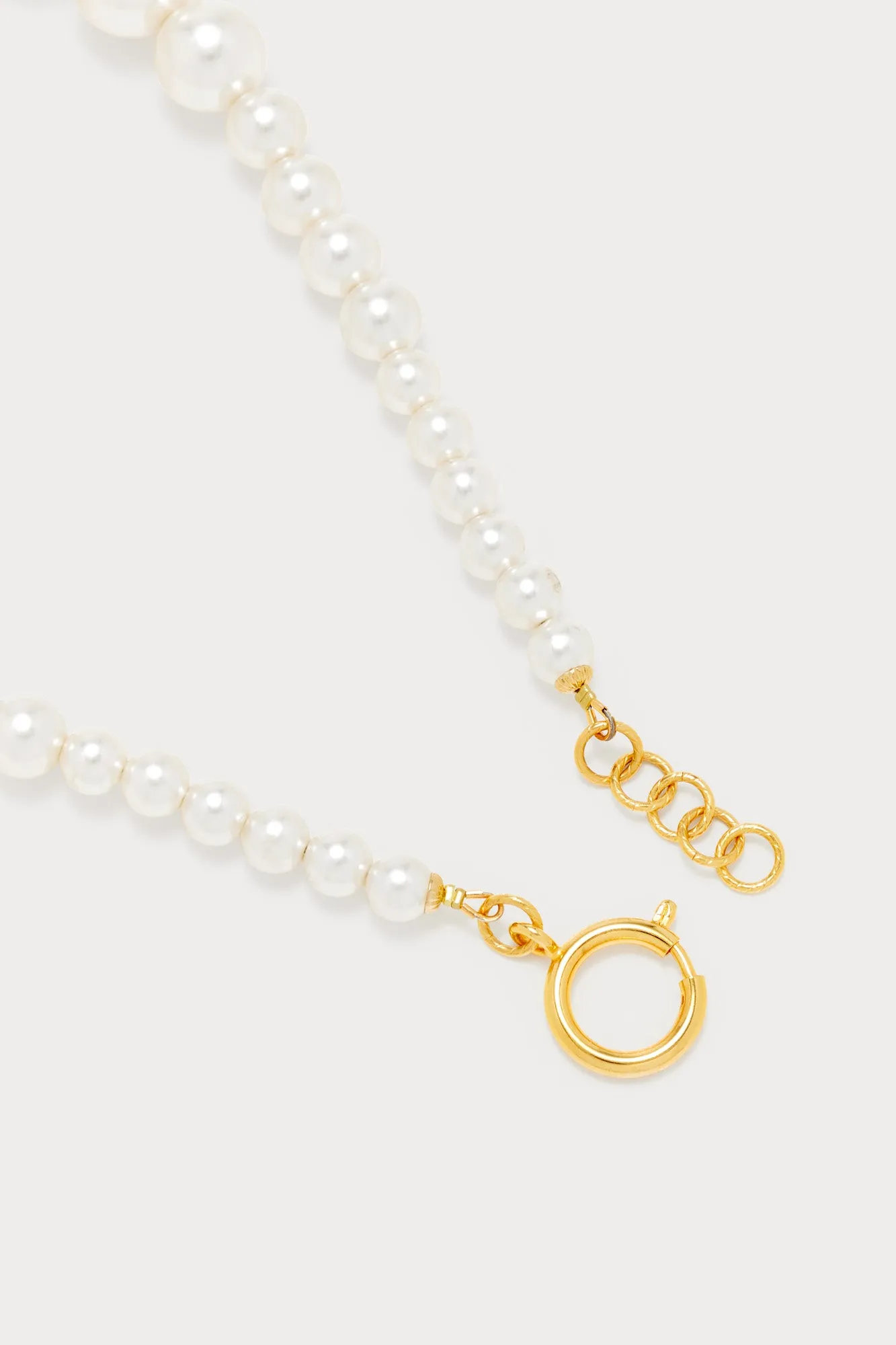 White pearl necklace sold by DESTREE product image thumbnail 3