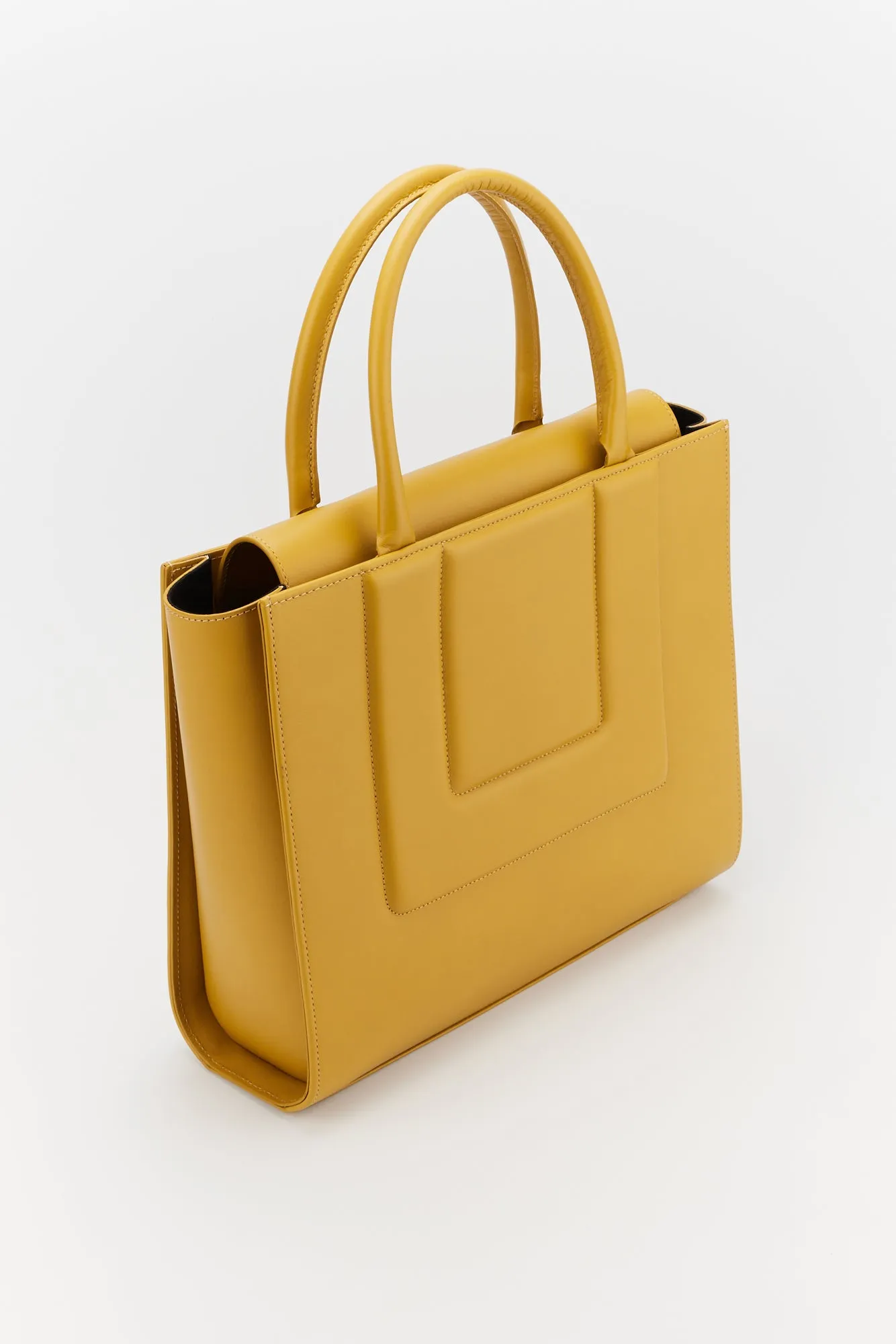 SOL TOTE MEDIUM QUILTED MUSTARD sold by DESTREE product image thumbnail 2