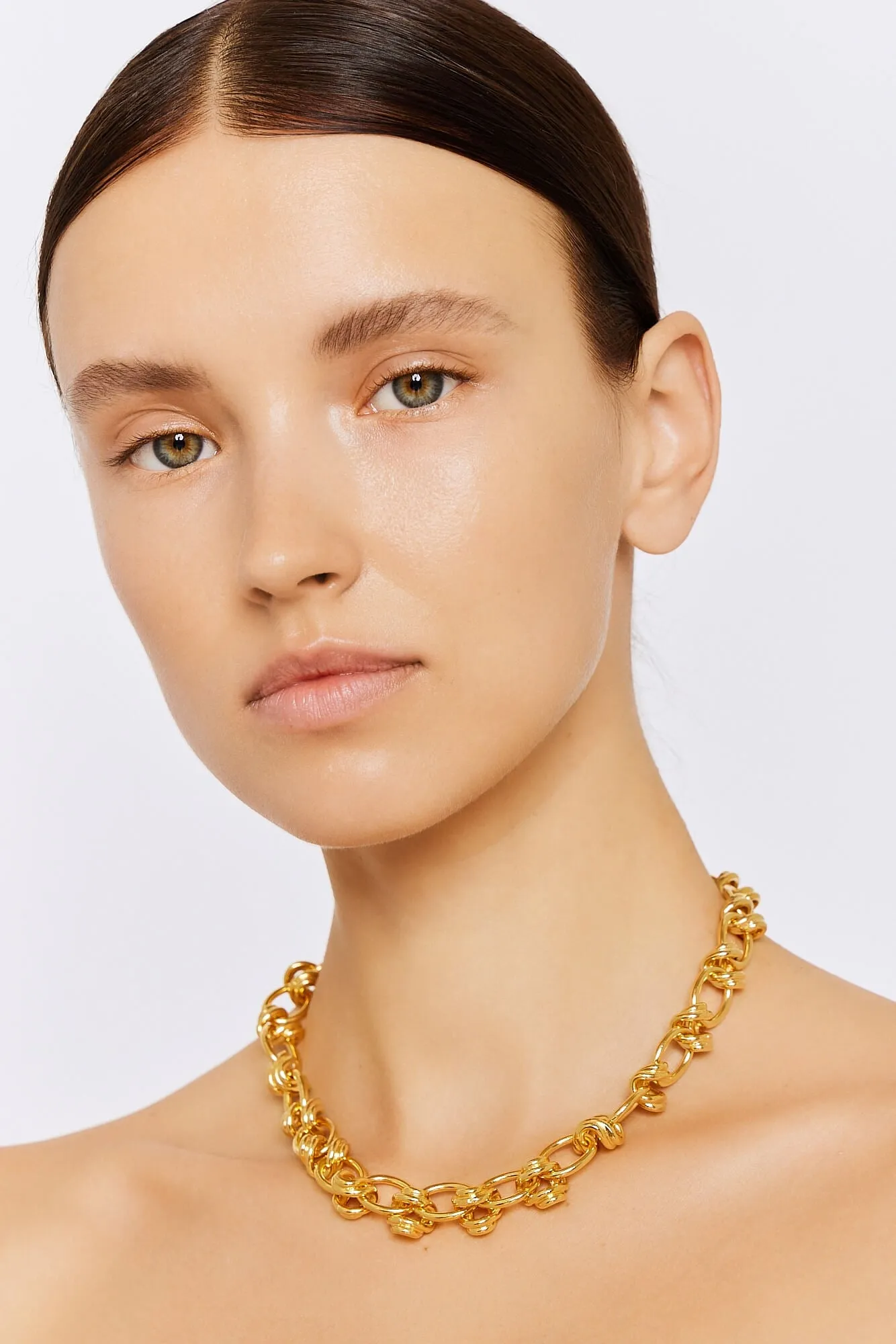 ELIZABETH CHAIN NECKLACE GOLD sold by DESTREE product image thumbnail 3