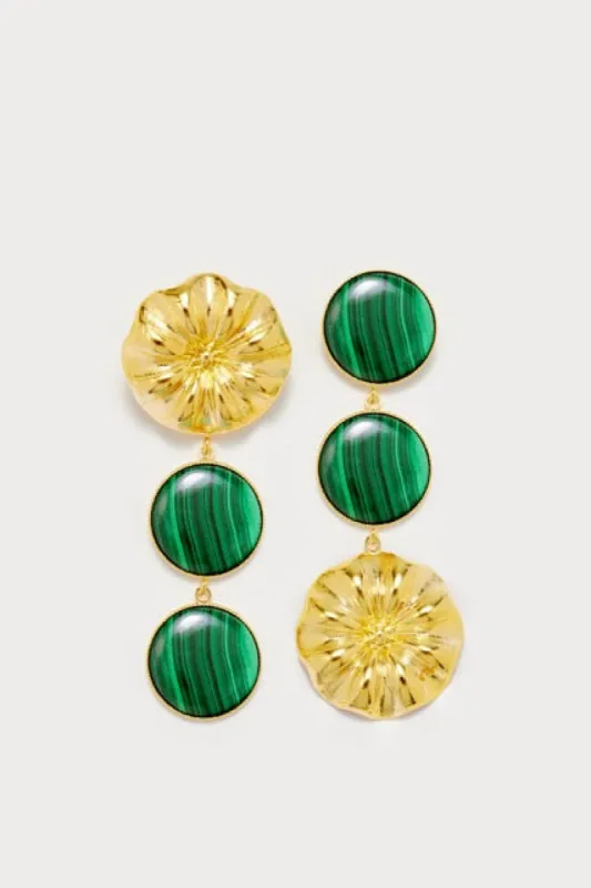 Daisy double stone dark green sold by DESTREE