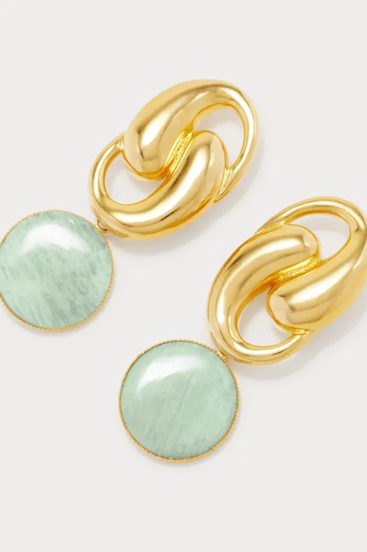 Knot stone light blue piercing sold by DESTREE