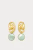 Knot stone light blue piercing sold by DESTREE