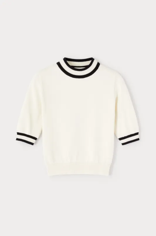 Varsity cropped cardigan made by DESTREE