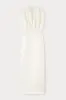 White sleeveless maxi dress sold by DESTREE