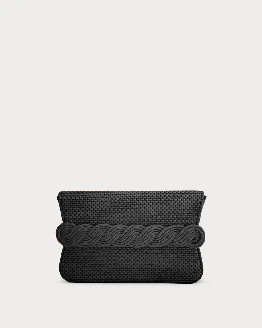 Gerrit clutch, black sold by DESTREE