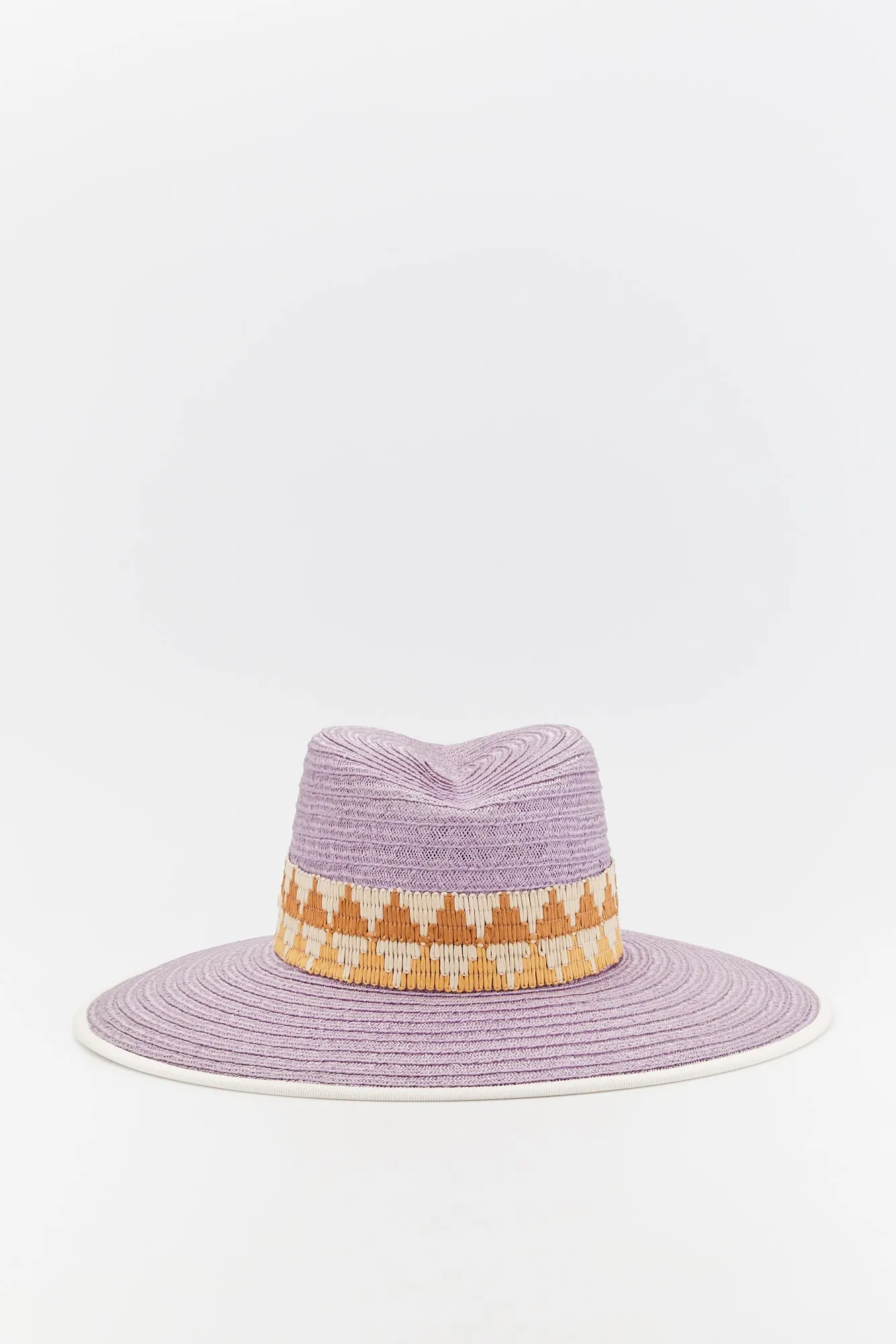 Cindy straw lilac beige sold by DESTREE