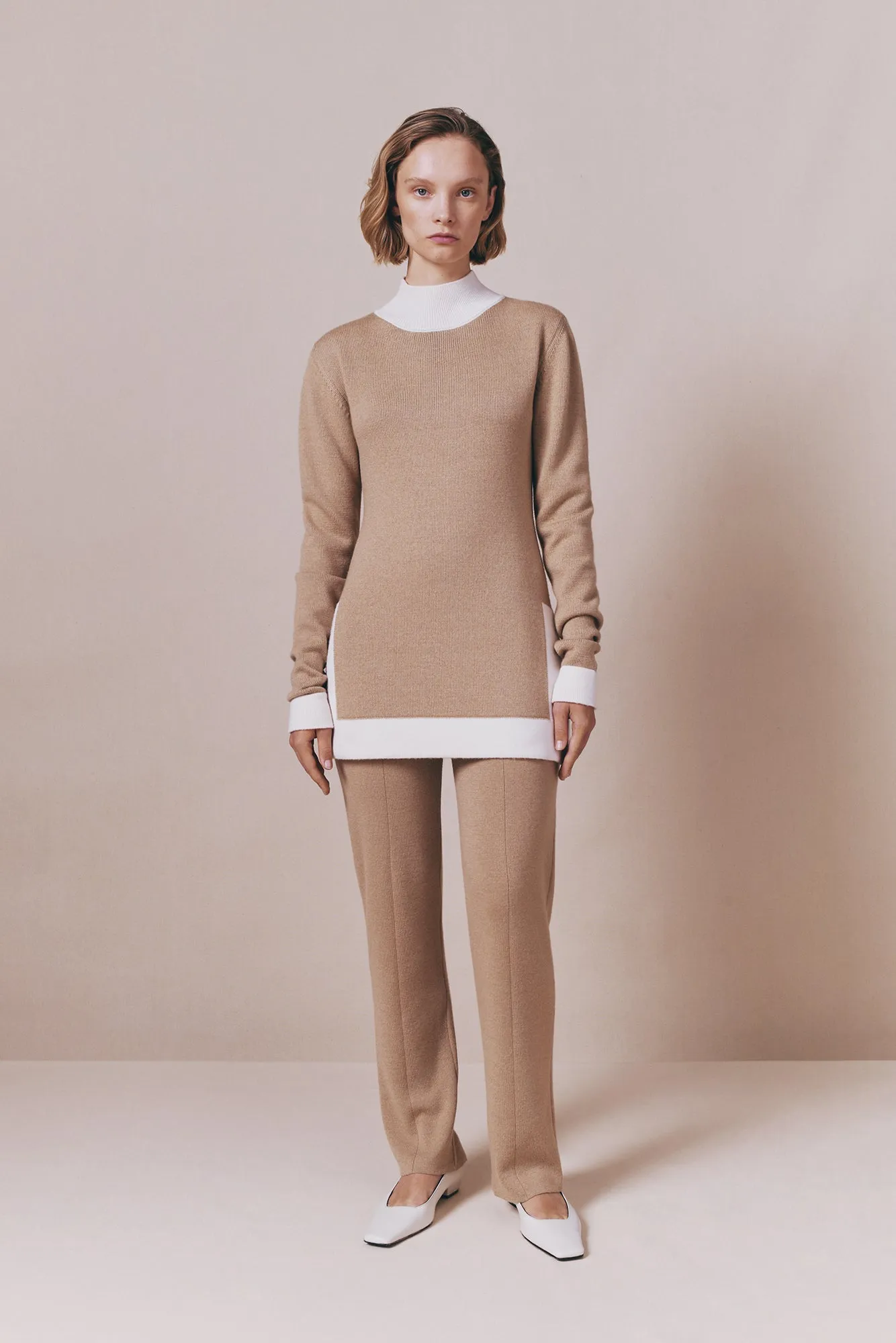 Camel merino wool pants sold by DESTREE product image thumbnail 2