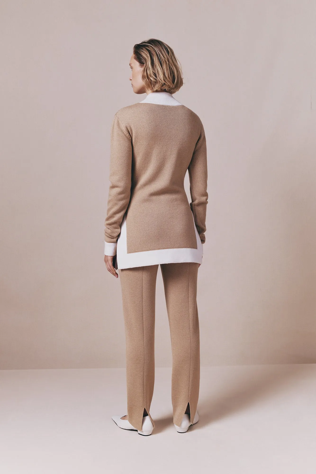 Camel merino wool pants sold by DESTREE product image thumbnail 3