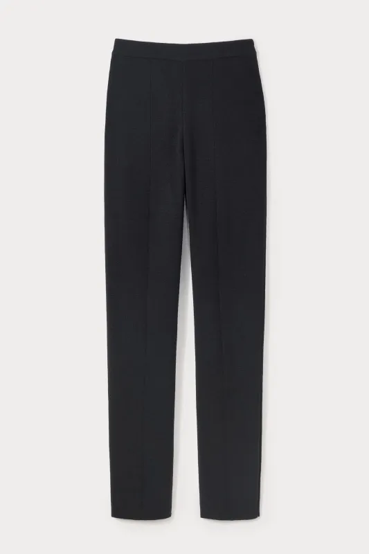 Black merino wool pants sold by DESTREE