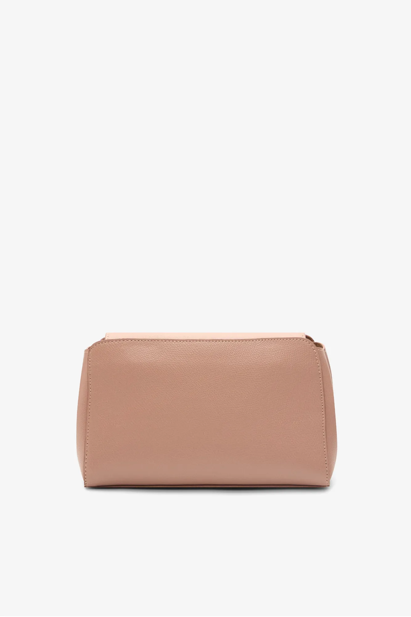Nude leather crossbody bag with drop-shaped detail sold by DESTREE product image thumbnail 2