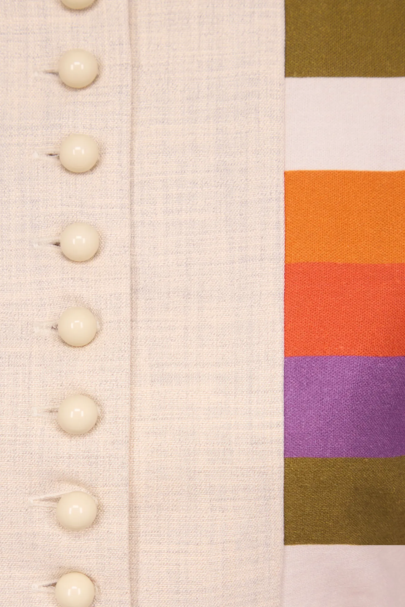 Striped sleeveless linen top sold by DESTREE product image thumbnail 2