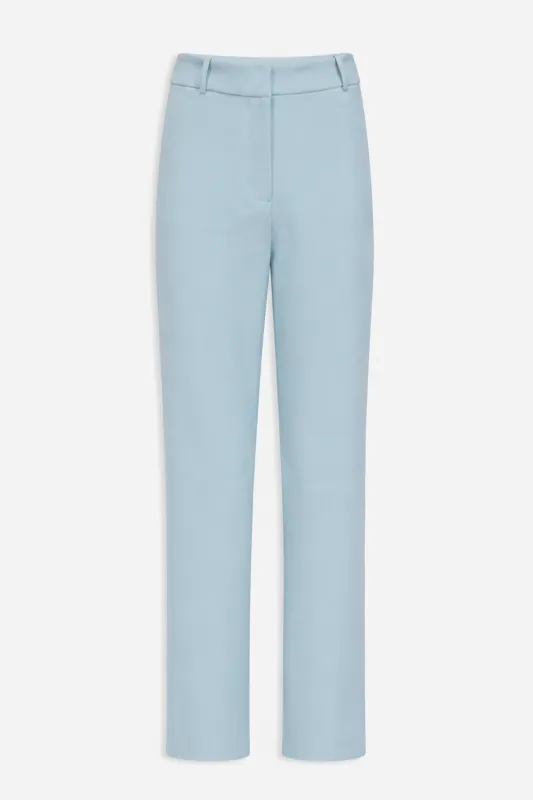 Fitted tailored pant - Celadon blue made by DESTREE