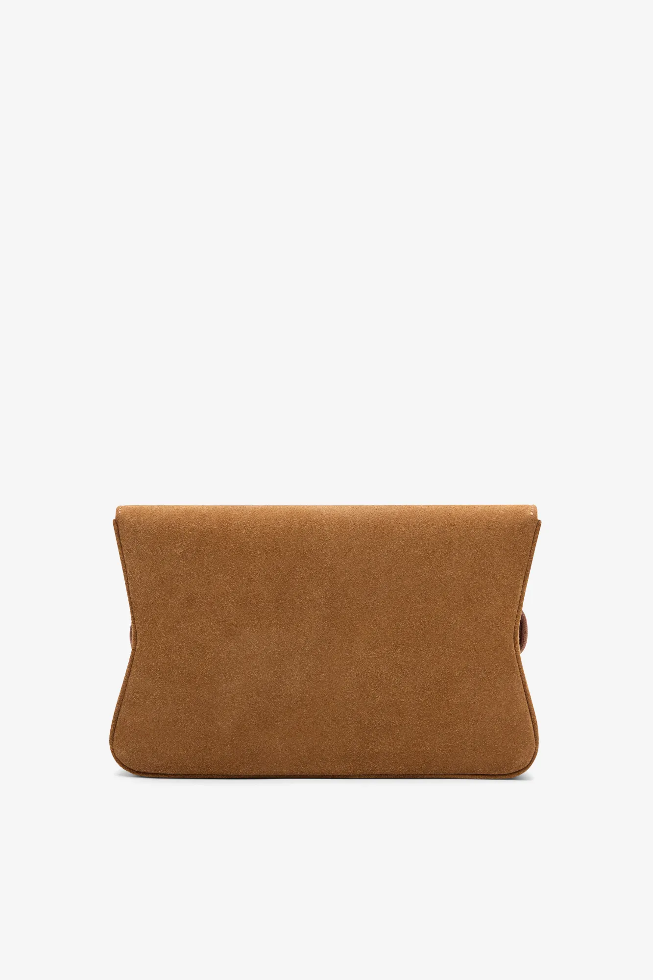 Suede clutch with braided passementerie - Brown sold by DESTREE product image thumbnail 2